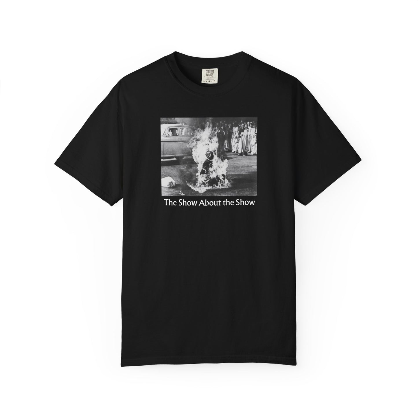 "Burning Monk" in Black