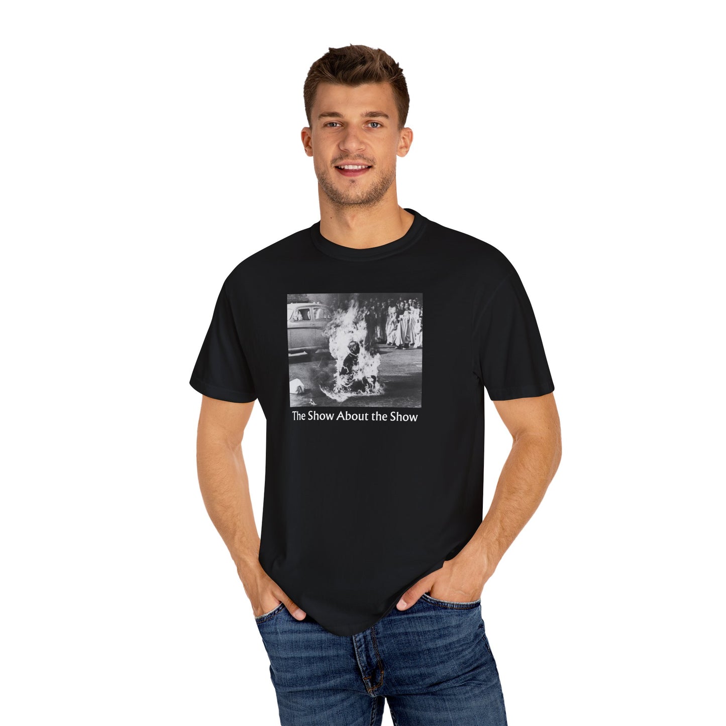 "Burning Monk" in Black